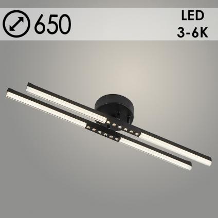 Люстра C9038/2 BK черный 9W+2x2W LED 3000-6000K d650 h100, 24